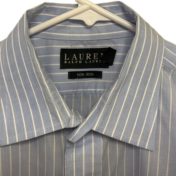 Ralph Lauren Black Label Long Sleeve Shirt Men's Non-Iron 16.5 X 34-35 - Cotton - Picture 4 of 16